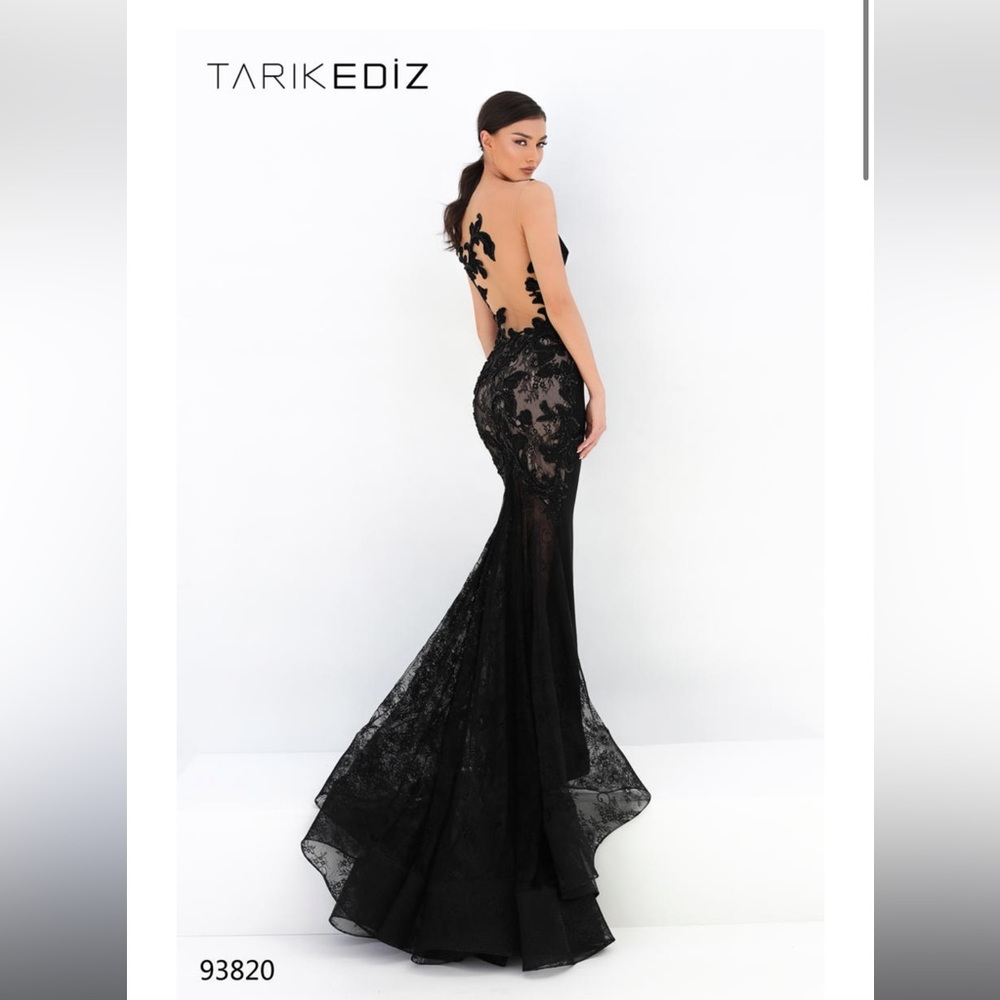 Tarik Ediz black gown - 93820